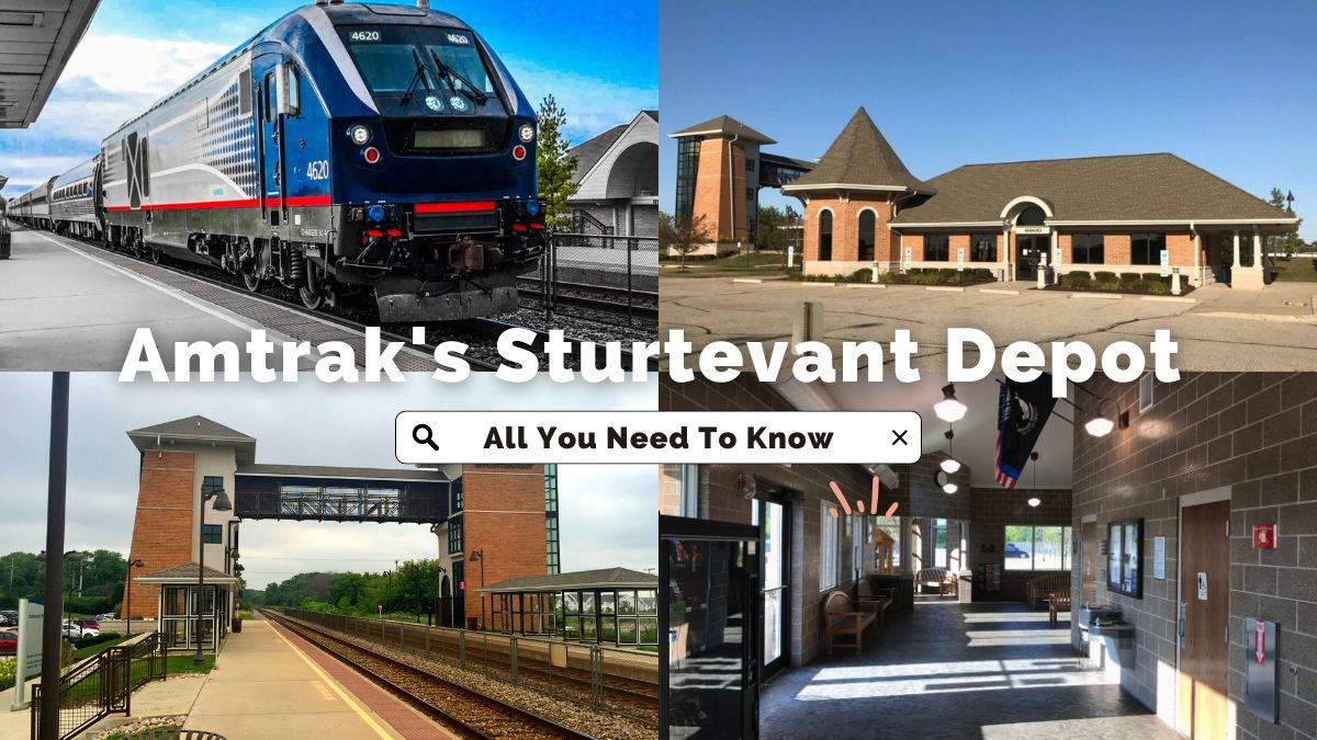 Amtrak's Sturtevant Depot (Station) SVT
