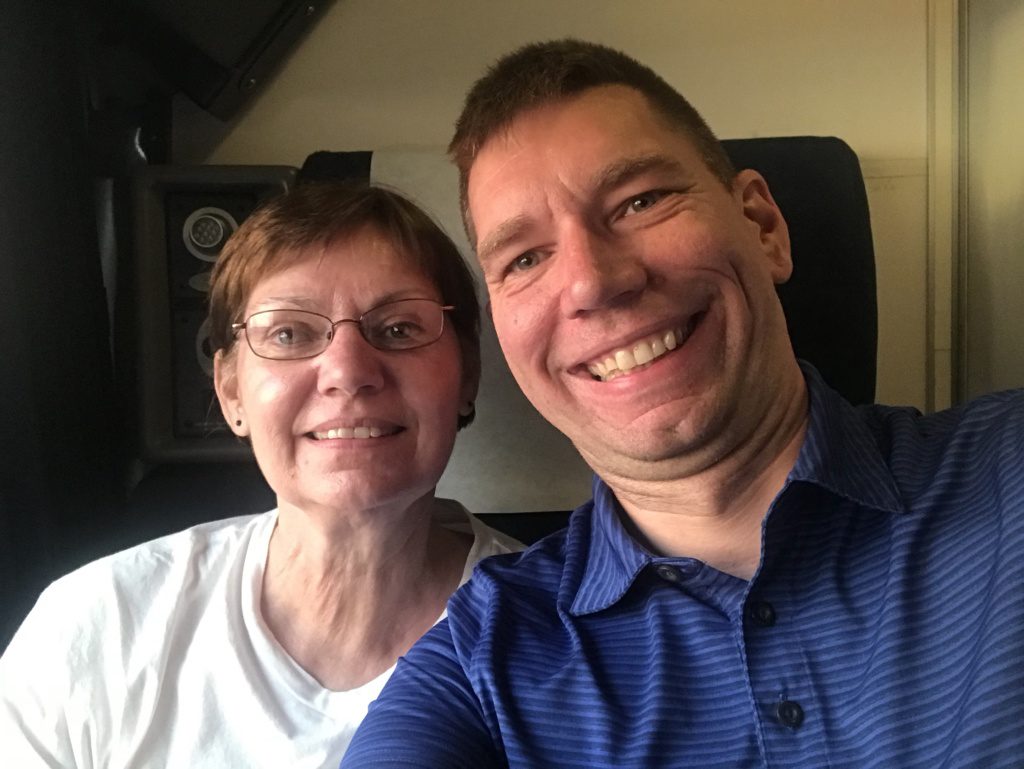 Mom and me