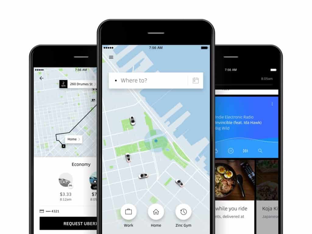 Uber Apps a rideshare company