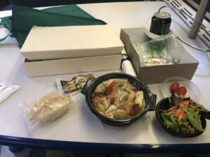 Amtrak box meal