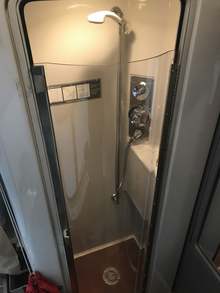 Amtrak Shower