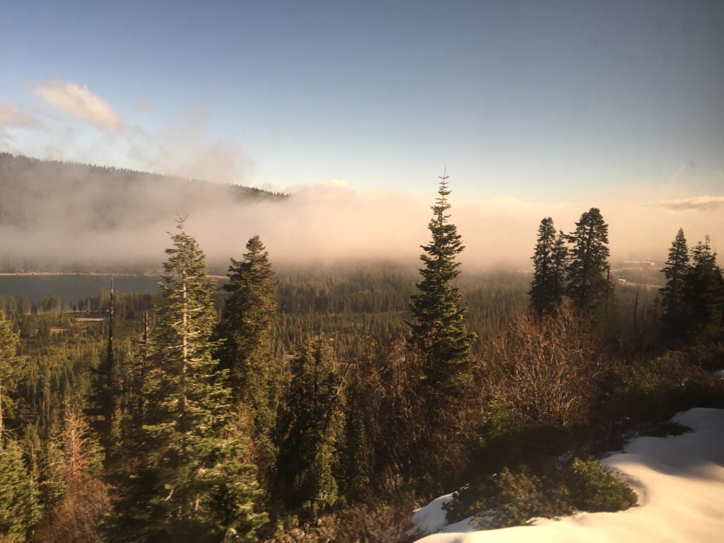 A view from Amtrak's California Zephyr Donner Pass