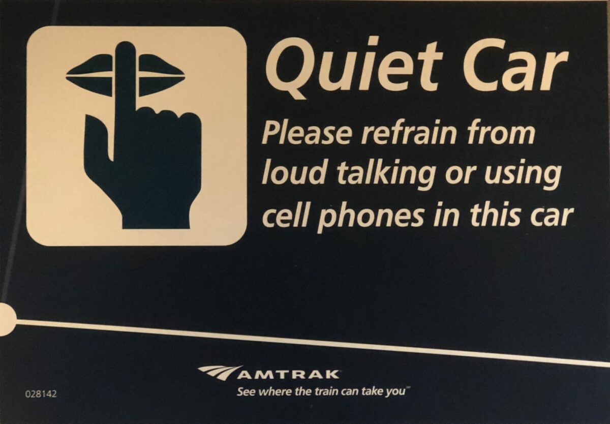 Amtrak Quiet Car