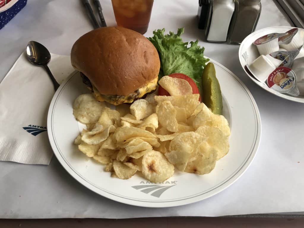 Amtrak Veggie Burger