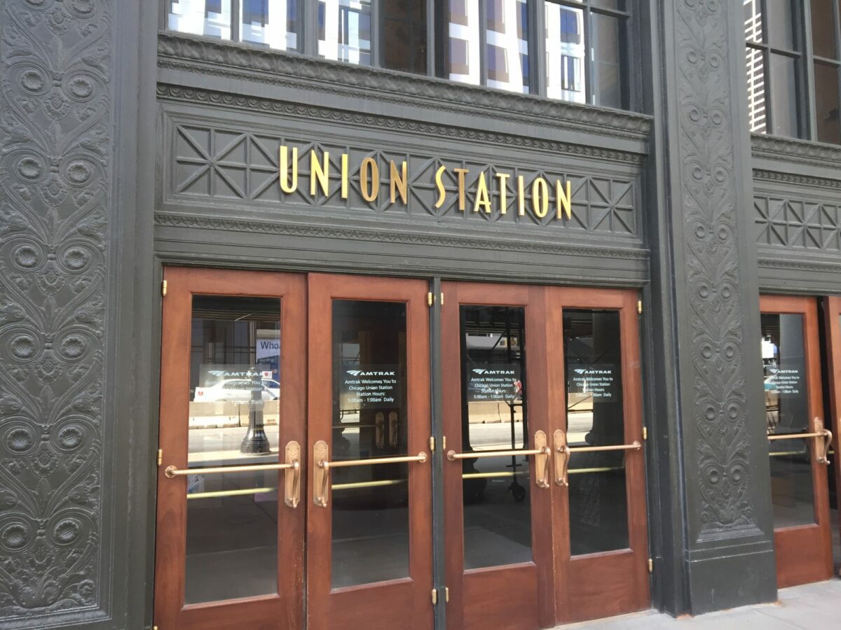 Chicago Union Station entrance 