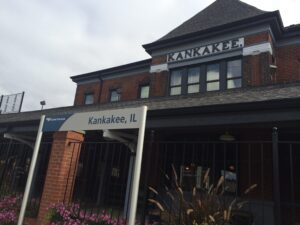 Kankakee station; an Amtrak flag stop for the City of New Orleans. 