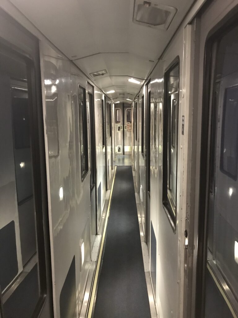 Amtrak Viewliner Roomette Hallway