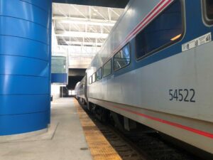 Amtrak's Hiawatha at the Milwaukee Intermodal Station