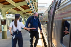 Amtrak helping passenger