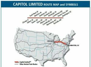 Capitol Limited Map