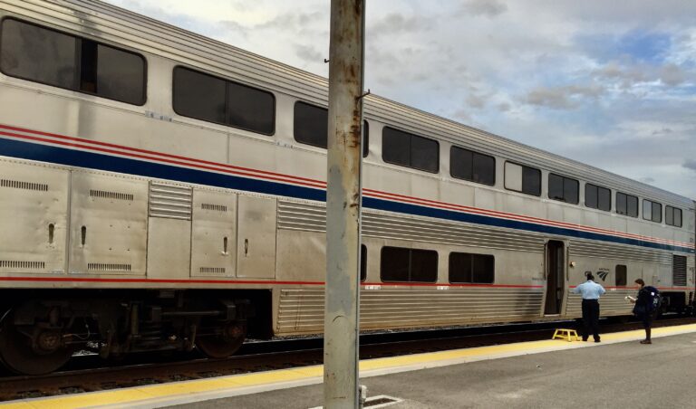 The Coast Starlight at Salinas, CA