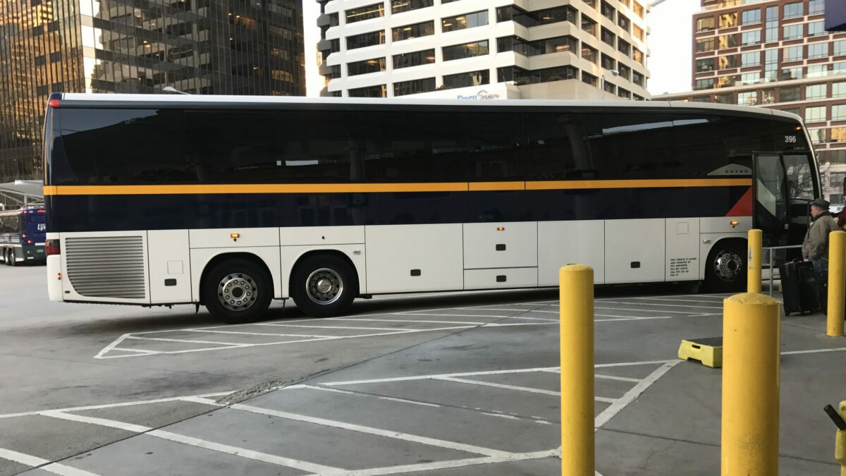 Amtrak Connecting Service Bus