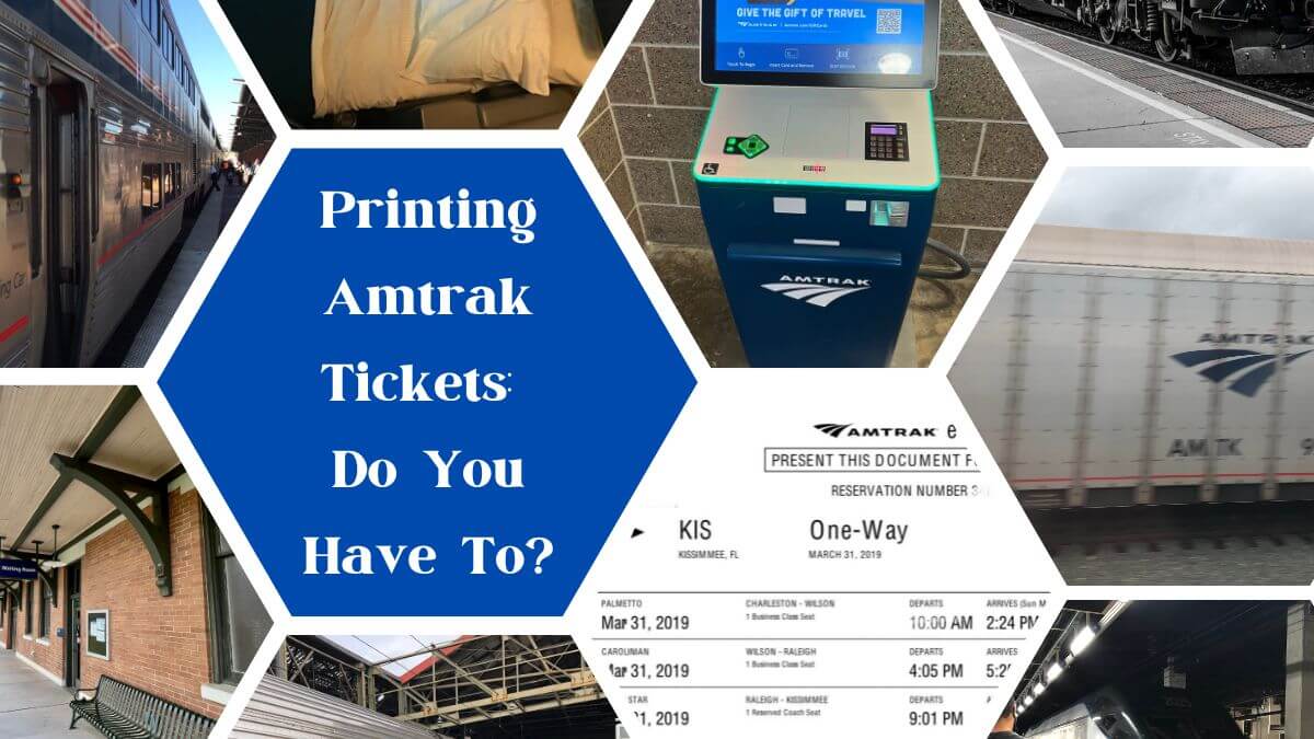 Printing Amtrak Tickets