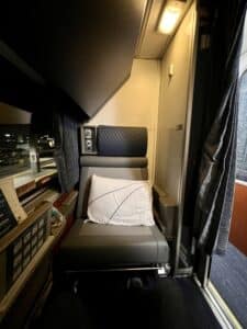 Amtrak Superliner roomette seat