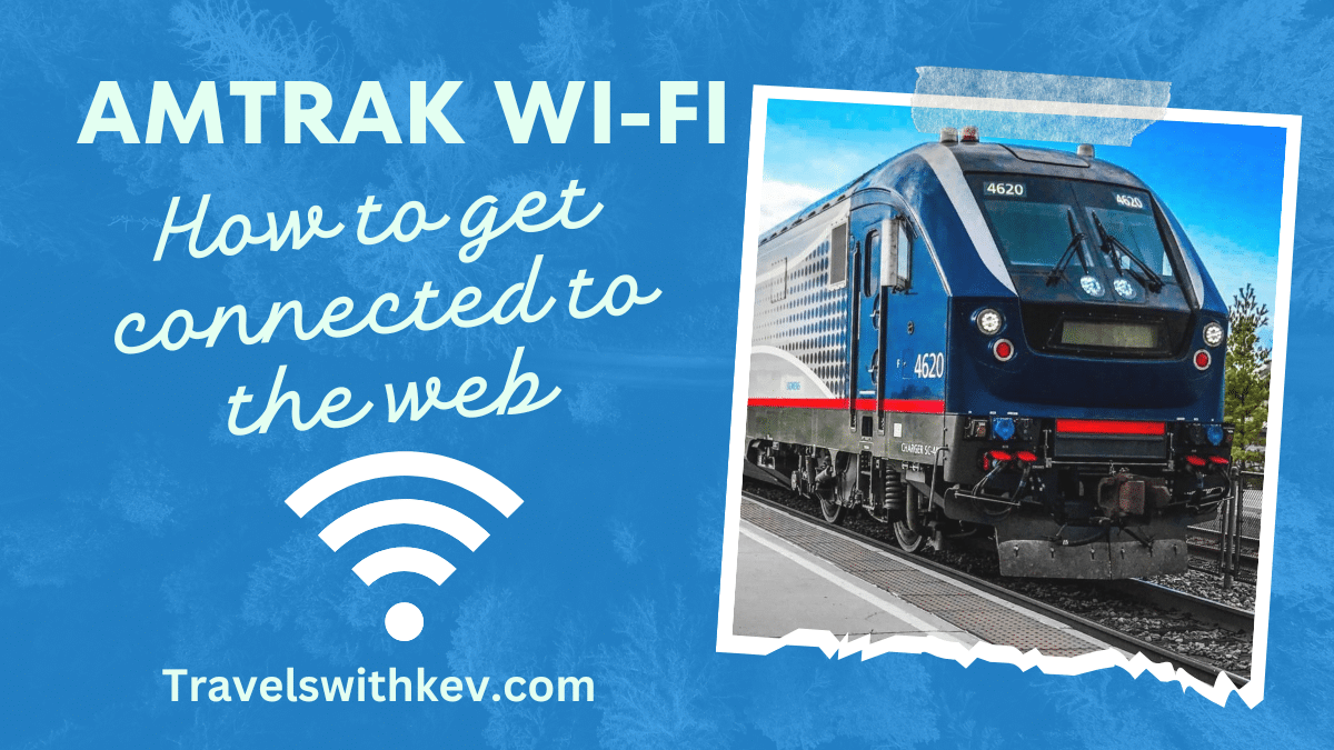 Amtrak Wi-Fi title card with locomotive.