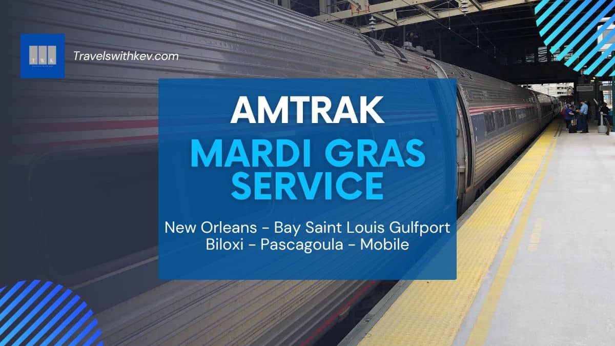 Amtrak's Mardi Gras Service title card